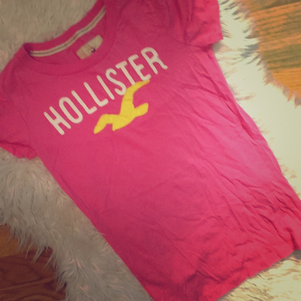 Pink Medium Hollister Tee
